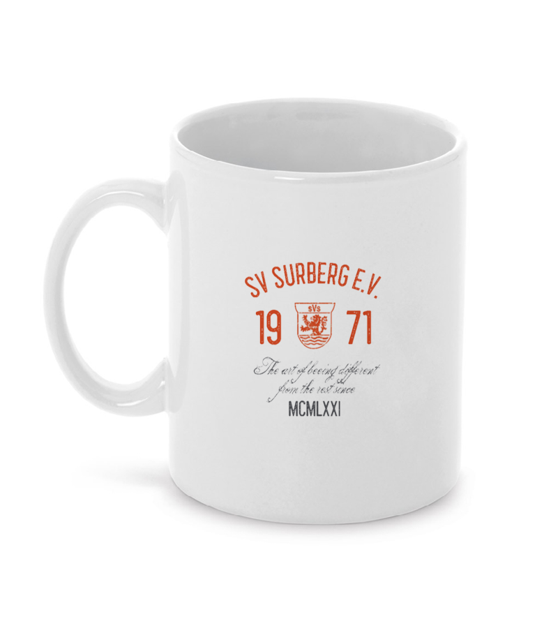 Keramiktasse White "Isack" B